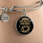 New Orleans Fan Sports Football Stainless Steel or 18k Gold Circle Bangle Bracelet-Express Your Love Gifts