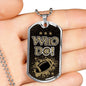 New Orleans Football Who D@!? Gift Necklace Stainless Steel or 18k Gold Dog Tag 24" Chain-Express Your Love Gifts