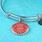 No Fear Scriptureinspired Circle Bracelet Bangle - Express Your Love Gifts