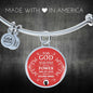 No Fear Scriptureinspired Circle Bracelet Bangle - Express Your Love Gifts