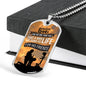 Patriotic Soldier Gift No Greater Love Bible Dog Tag Stainless Steel or 18k Gold 24 - Express Your Love Gifts