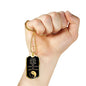 No Limitation Martial Arts Necklace Dog Tag Stainless Steel or 18k Gold 24" Chain - Express Your Love Gifts