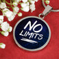 No Limits Circle Necklace Stainless Steel or 18k Gold 18-22"-Express Your Love Gifts