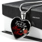 Not Always Necklace Stainless Steel or 18k Gold Heart Pendant 18-22" - Express Your Love Gifts