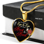 Not Always Necklace Stainless Steel or 18k Gold Heart Pendant 18-22" - Express Your Love Gifts