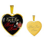 Not Always Necklace Stainless Steel or 18k Gold Heart Pendant 18-22" - Express Your Love Gifts