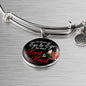 Not Always Stainless Steel or 18k Gold Circle Bangle Bracelet - Express Your Love Gifts