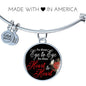 Not Always Stainless Steel or 18k Gold Circle Bangle Bracelet - Express Your Love Gifts