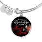 Not Always Stainless Steel or 18k Gold Circle Bangle Bracelet - Express Your Love Gifts