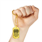 Nothing Is Impossible With The Lord Christian Faith Necklace Stainless Steel or 18k Gold Dog Tag 24" Chain-Express Your Love Gifts