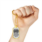 Nothing Is Impossible With The Lord Plain Necklace Stainless Steel or 18k Gold Dog Tag 24" Chain-Express Your Love Gifts