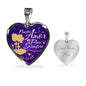 Nuestro Amor Es Para Siempre Stainless Steel or 18k Gold Heart Pendant 18-22"''-Express Your Love Gifts