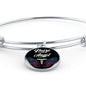 Nurse Angel Gift Stainless Steel or 18k Gold Circle Bangle Bracelet - Express Your Love Gifts