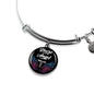Nurse Angel Gift Stainless Steel or 18k Gold Circle Bangle Bracelet - Express Your Love Gifts