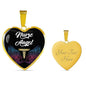 Nurse Angel Necklace Stainless Steel or 18k Gold Heart Pendant 18-22" - Express Your Love Gifts