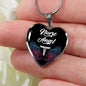 Nurse Angel Necklace Stainless Steel or 18k Gold Heart Pendant 18-22" - Express Your Love Gifts