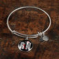 Nurse Gift Rn Nurse Stainless Steel or 18k Gold Circle Bangle Bracelet - Express Your Love Gifts