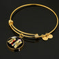 Nurse Gift Rn Nurse Stainless Steel or 18k Gold Circle Bangle Bracelet - Express Your Love Gifts