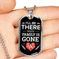Nurse Necklace Ill Be There Stainless Steel or 18k Gold Dog Tag 24" Chain-Express Your Love Gifts