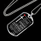 Nurse Prayer Necklace Stainless Steel or 18k Gold Dog Tag 24" Chain-Express Your Love Gifts