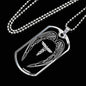 Nurses Are Angels Christian Gift Stainless Steel or 18k Gold Dog Tag W 24" - Express Your Love Gifts