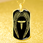 Nurses Are Angels Christian Gift Stainless Steel or 18k Gold Dog Tag W 24" - Express Your Love Gifts