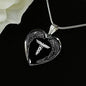 Nurses Are Angels Necklace Stainless Steel or 18k Gold Heart Pendant 18-22" - Express Your Love Gifts