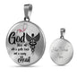 Nurses Prayer Nurse Gift Circle Necklace Stainless Steel or 18k Gold 18-22" - Express Your Love Gifts