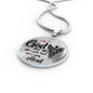 Nurses Prayer Nurse Gift Circle Necklace Stainless Steel or 18k Gold 18-22" - Express Your Love Gifts