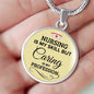 Nursing Is My Skill But Caring Is My Profession Rn Circle Necklace Stainless Steel or 18k Gold 18-22"-Express Your Love Gifts