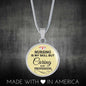 Nursing Is My Skill But Caring Is My Profession Rn Circle Necklace Stainless Steel or 18k Gold 18-22"-Express Your Love Gifts