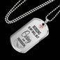 Nursing Is My Skill Nurse Necklace Stainless Steel or 18k Gold Dog Tag 24" Chain-Express Your Love Gifts
