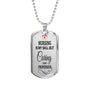Nursing Is My Skill Nurse Necklace Stainless Steel or 18k Gold Dog Tag 24" Chain-Express Your Love Gifts
