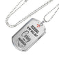 Nursing Is My Skill Nurse Necklace Stainless Steel or 18k Gold Dog Tag 24" Chain-Express Your Love Gifts
