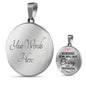 Nursing Is My Skill Rn Gift Circle Necklace Stainless Steel or 18k Gold 18-22"-Express Your Love Gifts