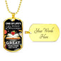 One Of Life'S Richest Blessing Teacher Appreciation Gift Necklace Stainless Steel or 18k Gold Dog Tag 24" Chain-Express Your Love Gifts