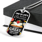 One Of Life'S Richest Blessing Teacher Appreciation Gift Necklace Stainless Steel or 18k Gold Dog Tag 24" Chain-Express Your Love Gifts