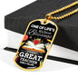 One Of Life'S Richest Blessing Teacher Appreciation Gift Necklace Stainless Steel or 18k Gold Dog Tag 24" Chain-Express Your Love Gifts