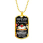 One Of Life'S Richest Blessing Teacher Appreciation Gift Necklace Stainless Steel or 18k Gold Dog Tag 24" Chain-Express Your Love Gifts