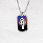 One Way One Truth And One Life Necklace Stainless Steel or 18k Gold Dog Tag 24" Chain-Express Your Love Gifts