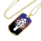 One Way One Truth And One Life Necklace Stainless Steel or 18k Gold Dog Tag 24" Chain-Express Your Love Gifts