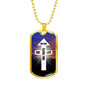 One Way One Truth And One Life Necklace Stainless Steel or 18k Gold Dog Tag 24" Chain-Express Your Love Gifts