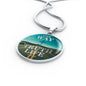 One Way One Truth And One Scriptureinspired Circle Necklace Stainless Steel or 18k Gold 18-22" - Express Your Love Gifts