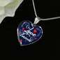 Our Love Is Forever Heart Pendant Necklace Stainless Steel or 18k Gold Pendant Necklace 18-22"-Express Your Love Gifts
