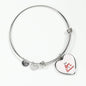 Our Love Is Forever Stainless Steel or 18k Gold Circle Bangle Bracelet - Express Your Love Gifts
