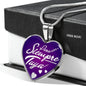 Para Siempre Tuya Spanish Love Necklace Stainless Steel or 18k Gold Heart Pendant 18-22"-Express Your Love Gifts