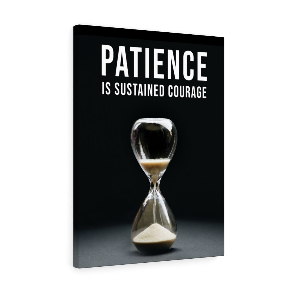 Patience is a Virtue Motivation Wall Decor for Home Office Gym Inspiring Success Quote Print Ready to Hang - Express Your Love Gifts