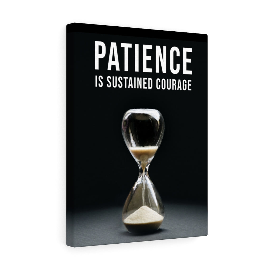 Patience is a Virtue Motivation Wall Decor for Home Office Gym Inspiring Success Quote Print Ready to Hang - Express Your Love Gifts