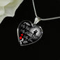Perfect Wife Gift Necklace Stainless Steel or 18k Gold Heart Pendant 18-22" - Express Your Love Gifts