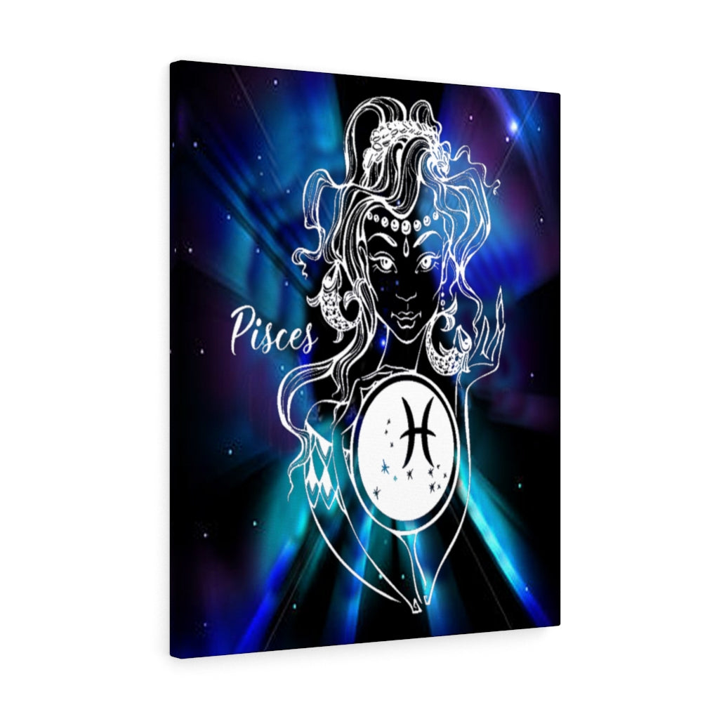 Pisces Zodiac Horoscope Sign Constellation Canvas Print Astrology Home Decor Ready to Hang Artwork - Express Your Love Gifts